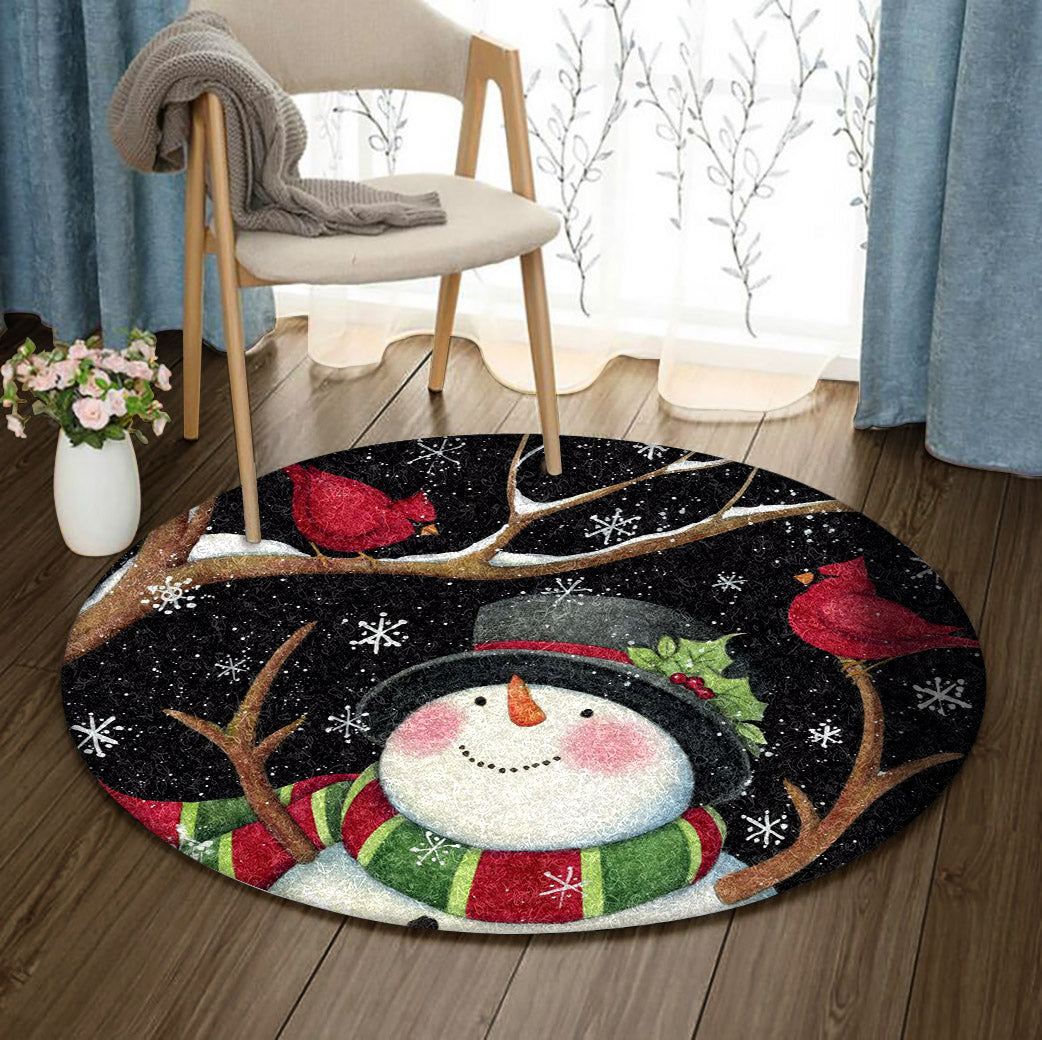 Snowman BL2809098RR Round Area Rug – Charming Favor