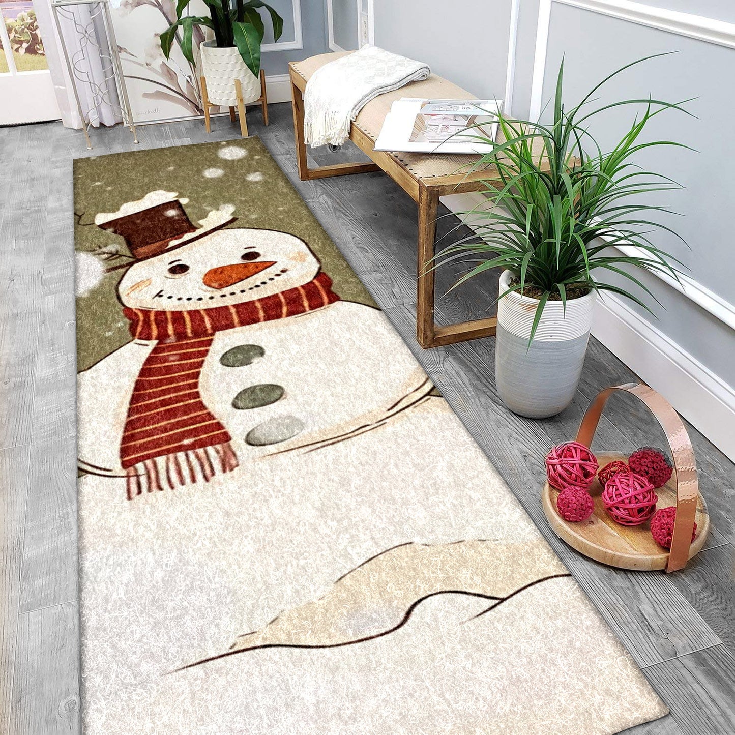 Snowman CLA1609136RU Runner Rug
