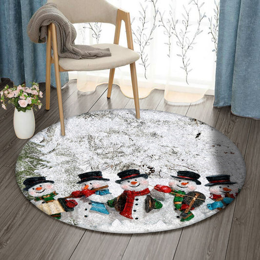 Snowman HN2609105RR Round Area Rug