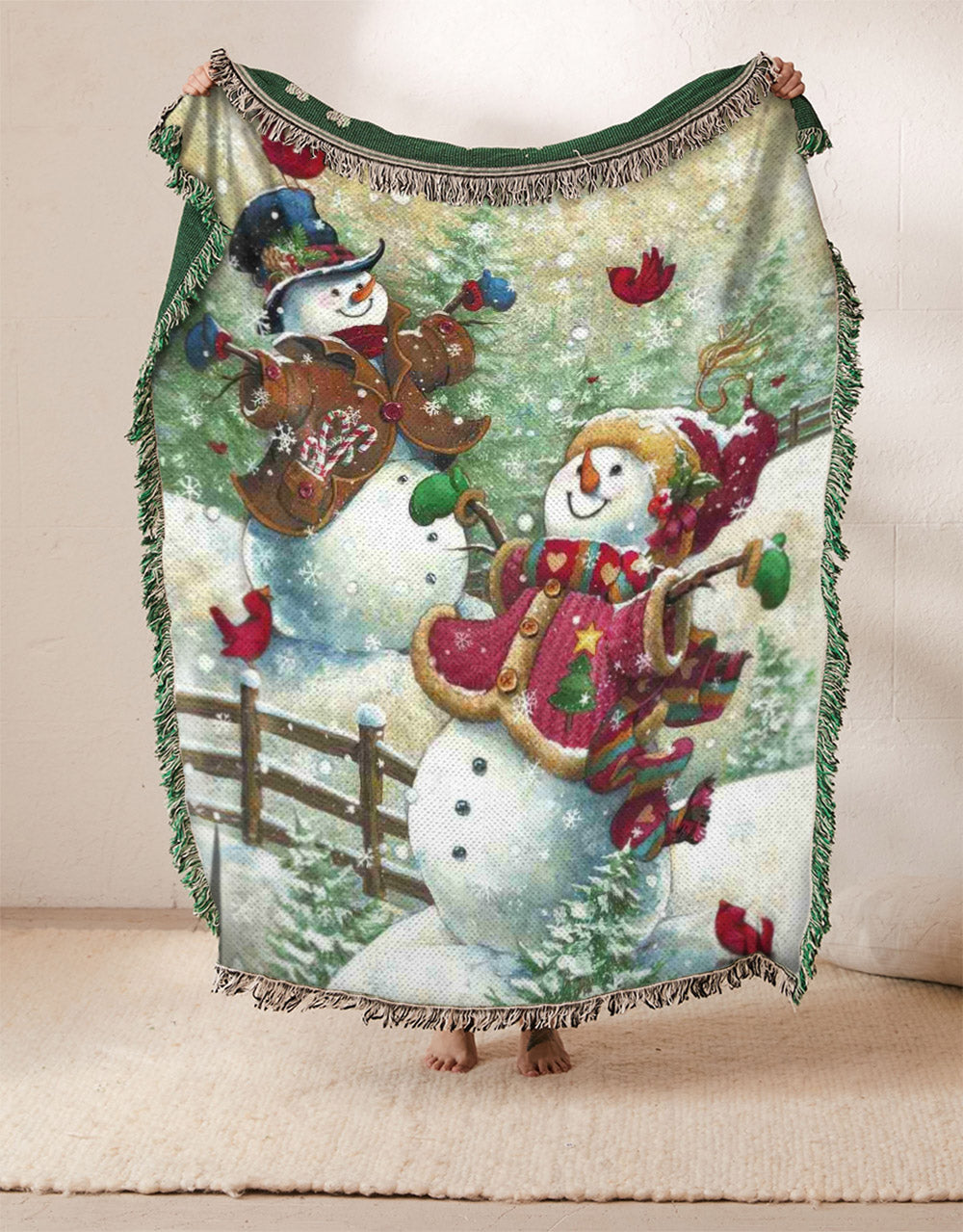 Snowman NT1010283S Throw Blankets For Sofa