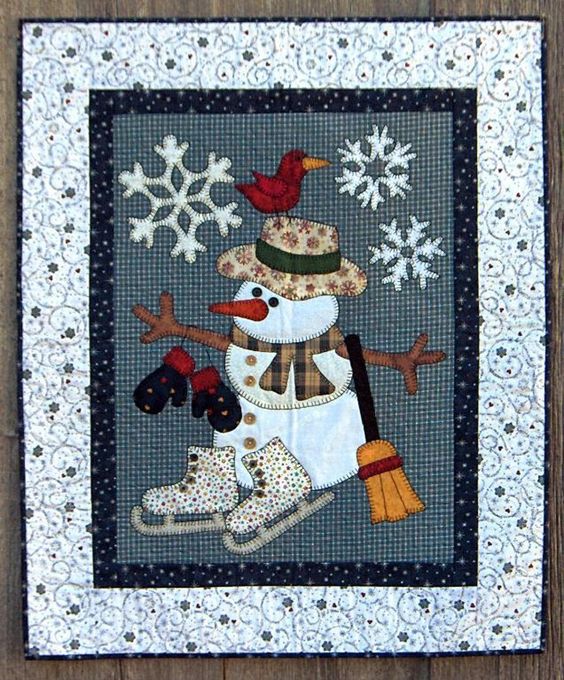 Snowmen CLA0910638Q Quilt Blanket