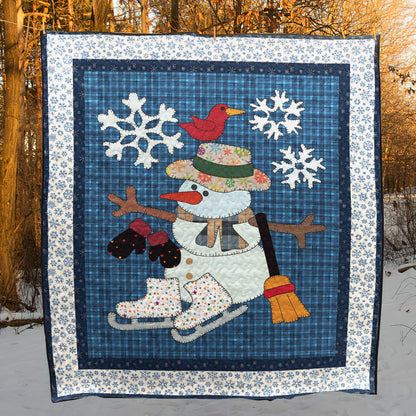 Snowmen CLA0910638Q Quilt Blanket