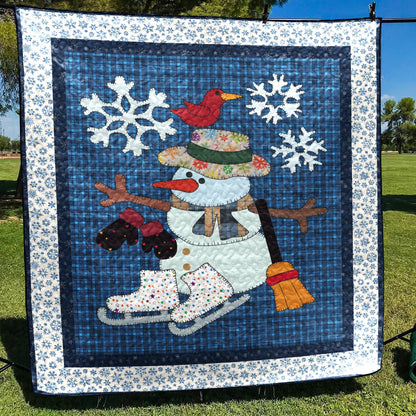 Snowmen CLA0910638Q Quilt Blanket