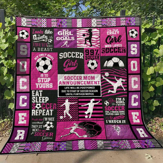 Soccer HM290542 Quilt Blanket