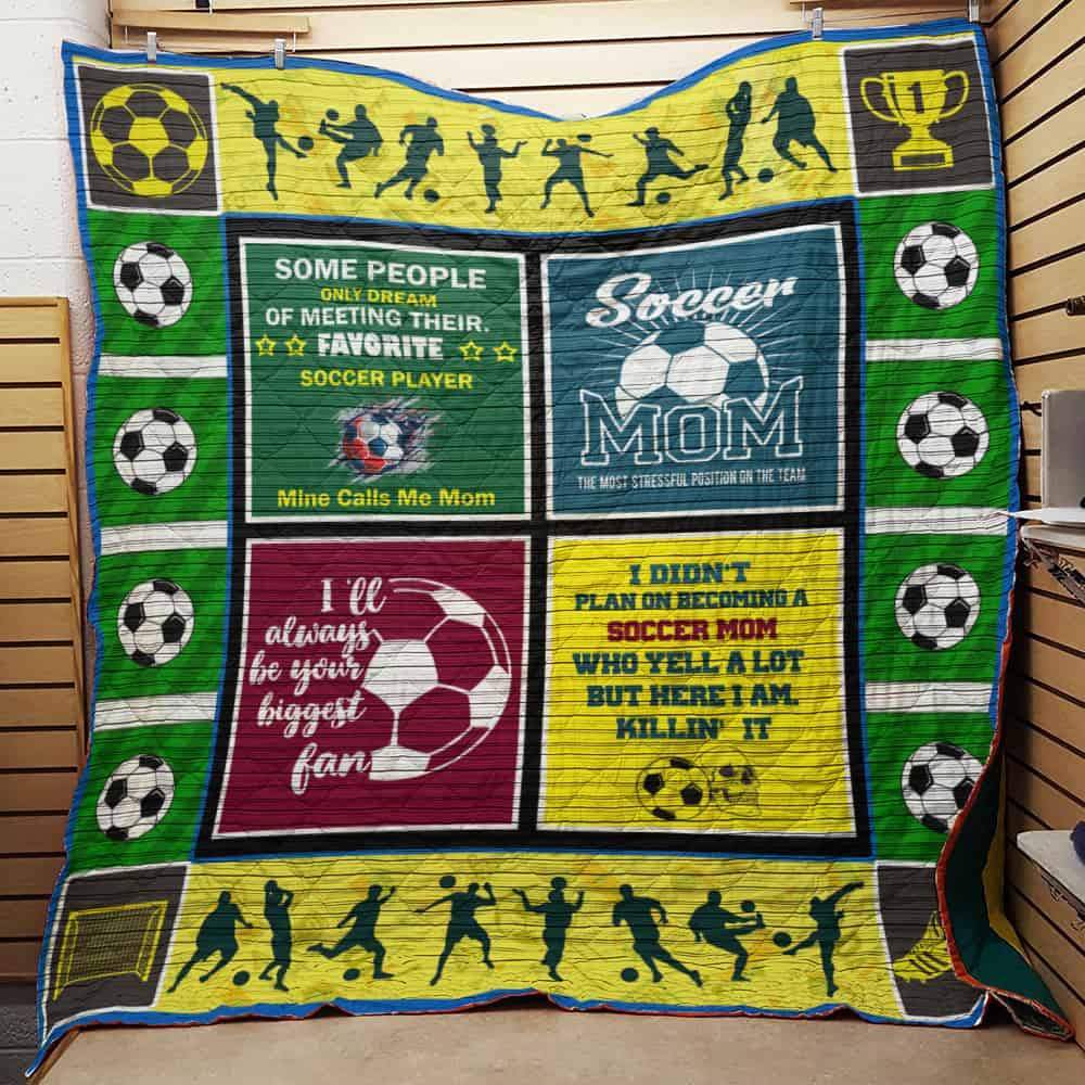 Soccer Mom CLH0611114Q Quilt Blanket