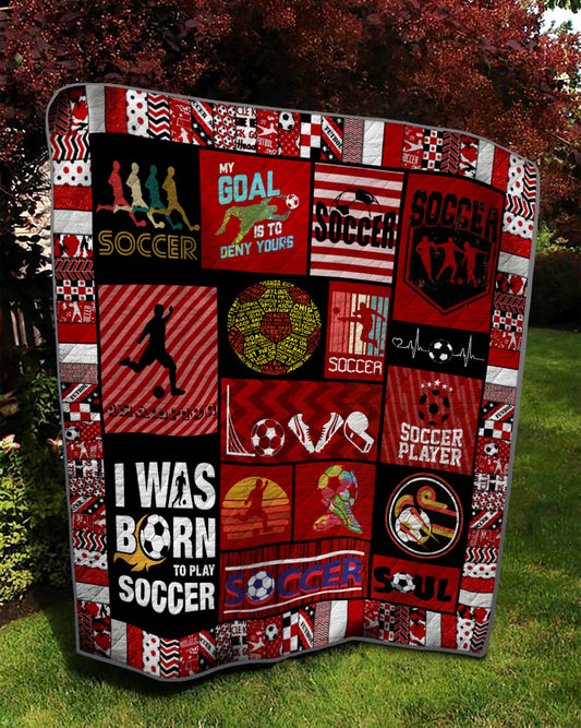 Soccer TD13110049 Quilt Blanket