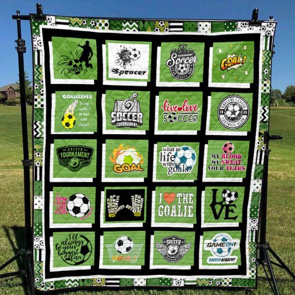 Soccer YE060703A TBG Quilt Blanket