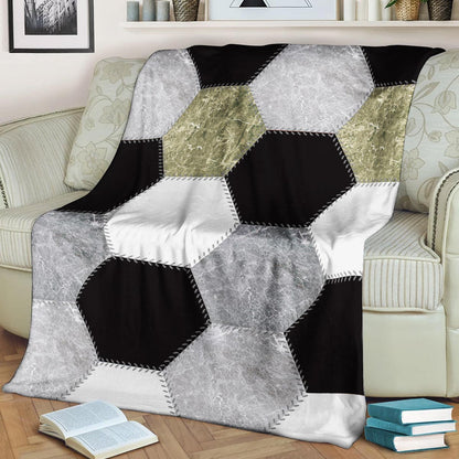 Soccer CLM140838 Sherpa Fleece Blanket