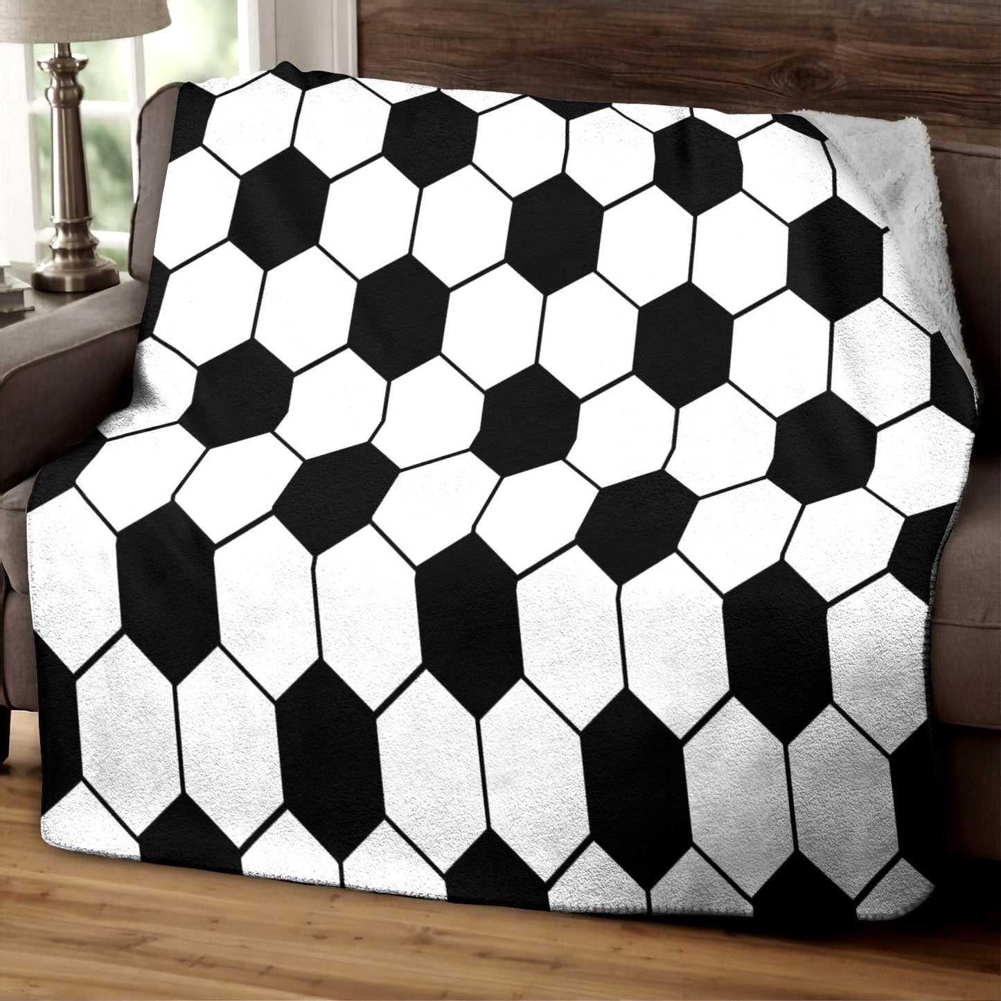 Soccer TL220845TT Sherpa Fleece Blanket