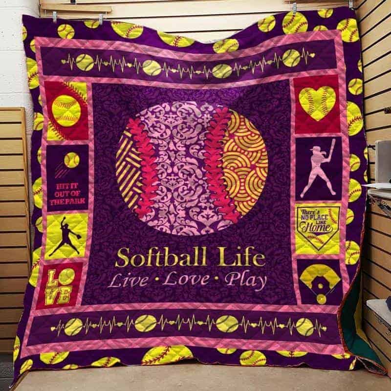 Softball CLA1610752Q Quilt Blanket