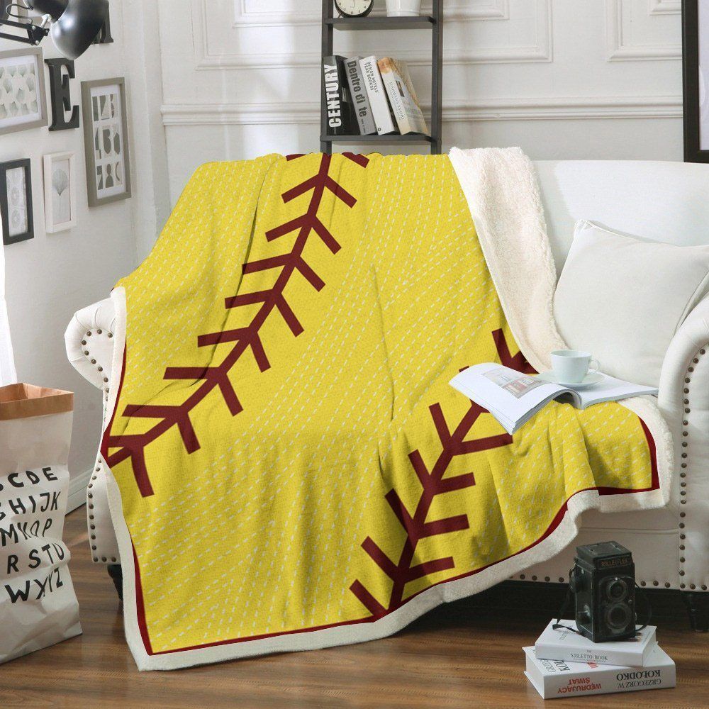 Softball NT160858F Sherpa Fleece Blanket