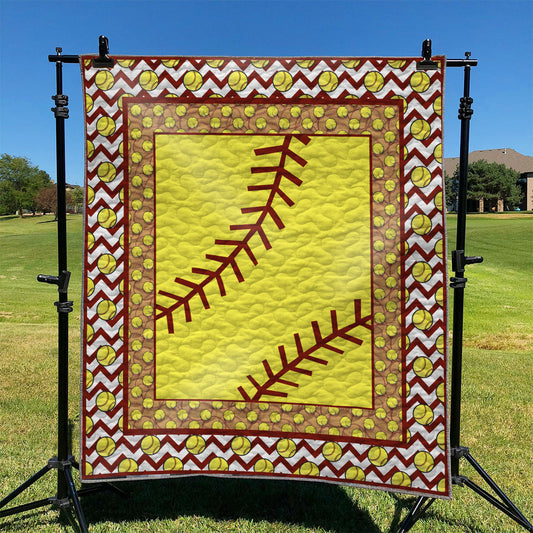 Softball TD2709570 Quilt Blanket