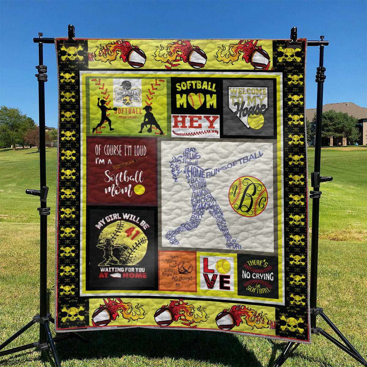 Softball TD2809840 Quilt Blanket