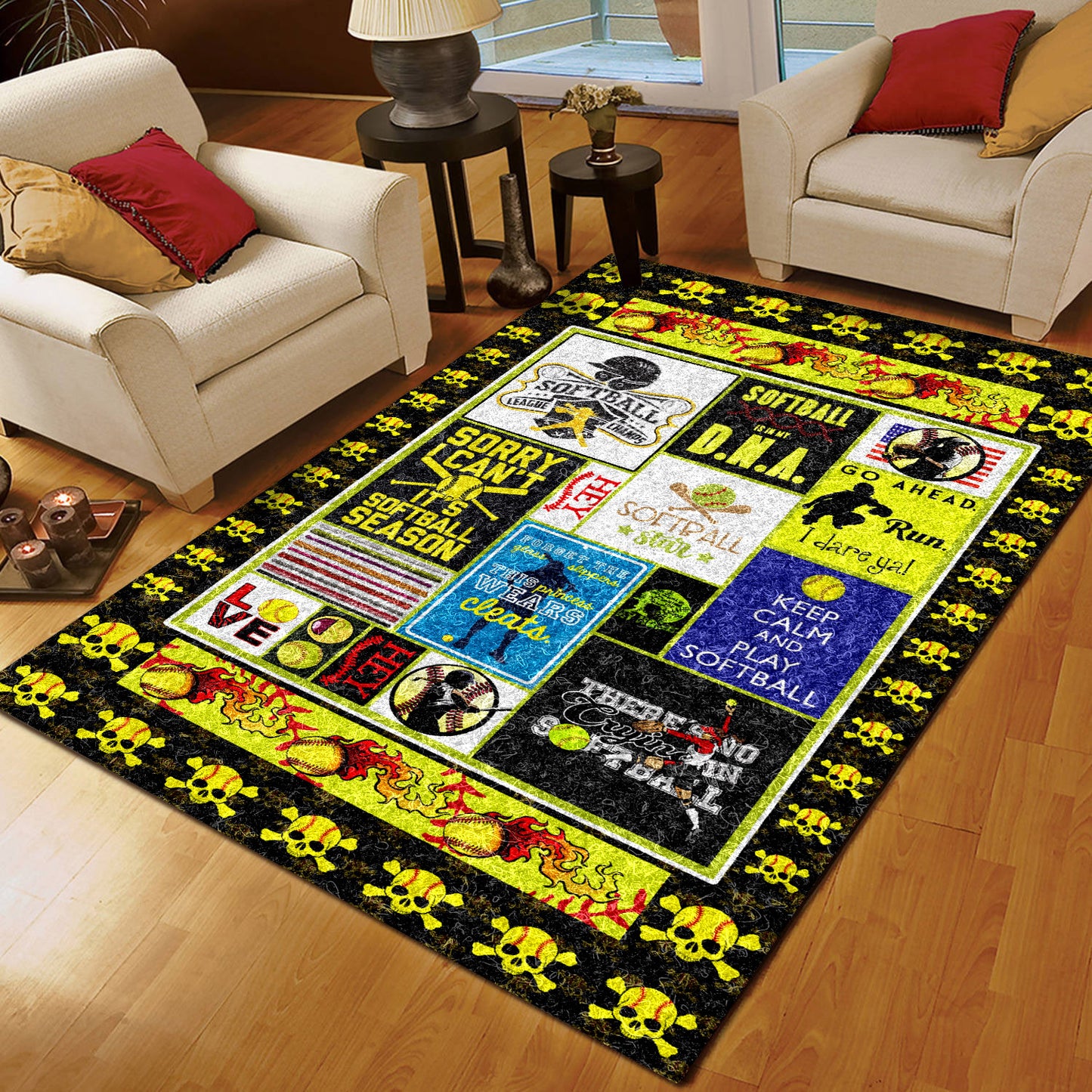 Softball Star CLM190808TM Rug