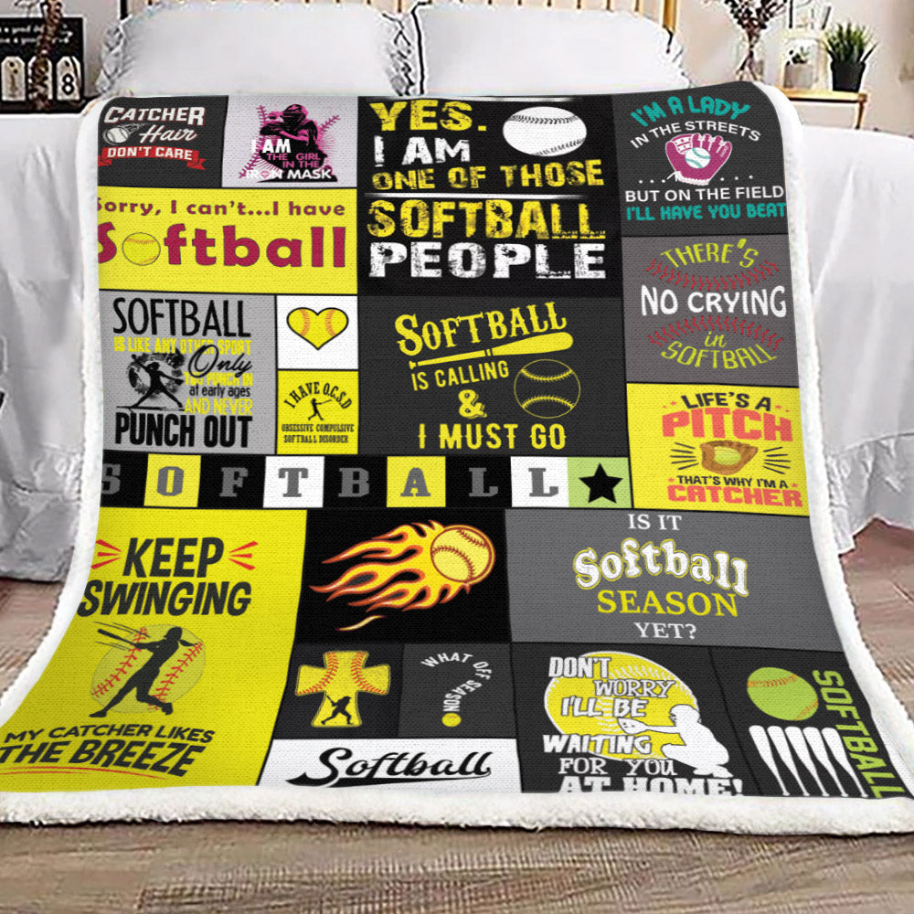 Softball TN1809160TT Sherpa Fleece Blanket