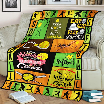 Solfball CL240888MD Sherpa Fleece Blanket