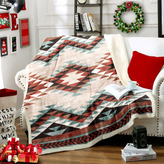 Southwest Sawtooth NN2310143TT Sherpa Fleece Blanket