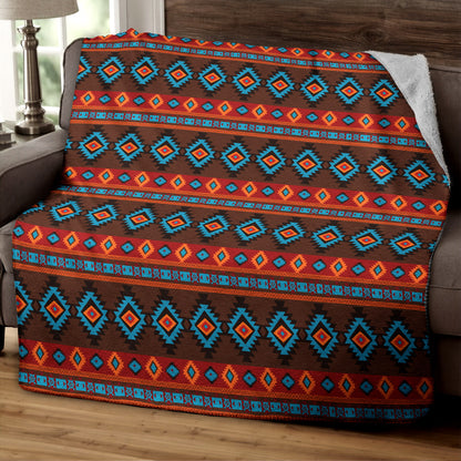 Southwest Horizon CLP270861 Sherpa Fleece Blanket