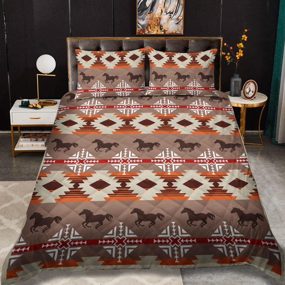 Southwestern Horse CLM2709136T Quilt Bedding Set