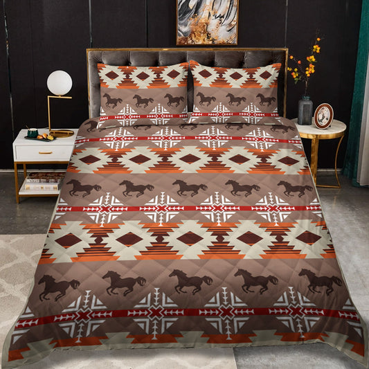 Southwestern Horse CLM2709136T Quilt Bedding Set