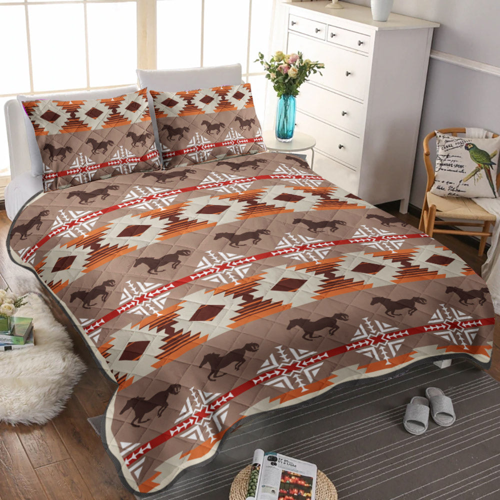 Southwestern Horse CLM2709136T Quilt Bedding Set