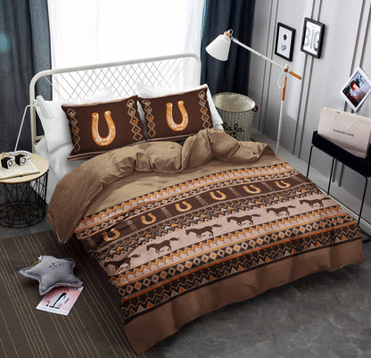 Southwestern Wild Horses Microsuede CLA0211441B Bedding Sets