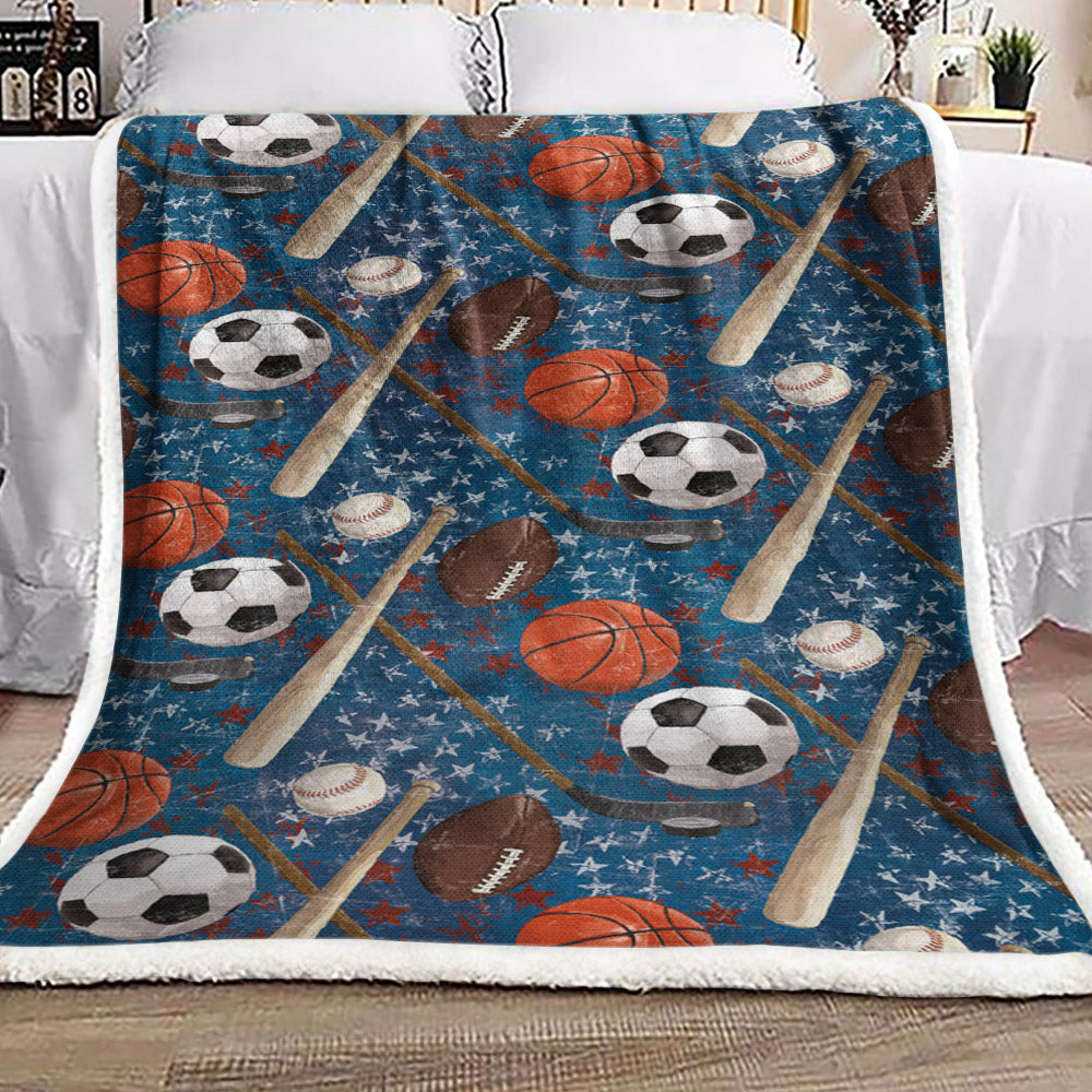 Sport HN3110206F Sherpa Fleece Blanket