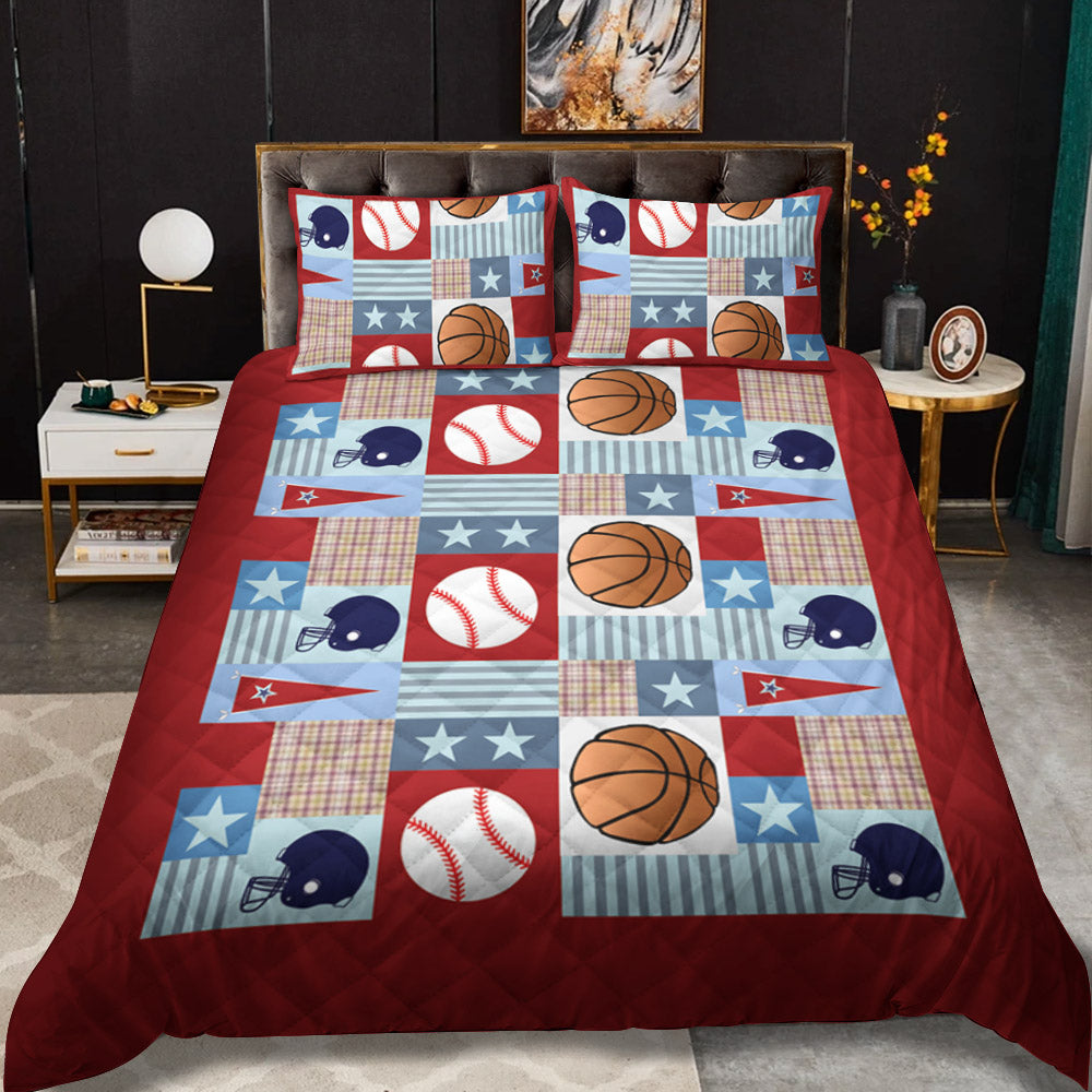 Sports CLM0210223B Quilt Bedding Set