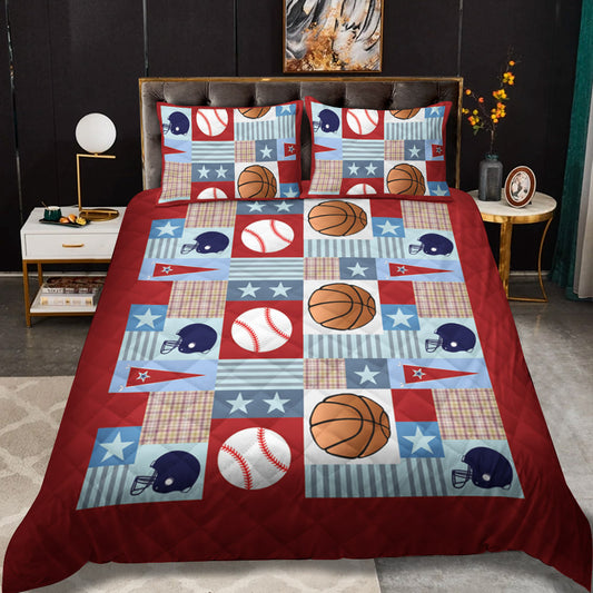 Sports CLM0210223B Quilt Bedding Set