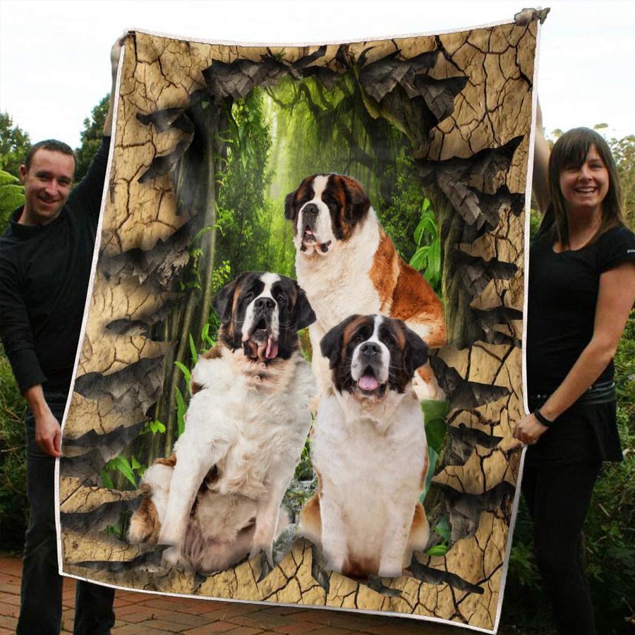 St Bernard CLM3110253S Sherpa Fleece Blanket