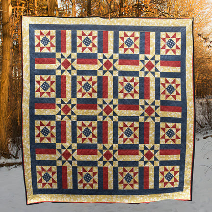 Star Patriotic Art Quilt MT110601A