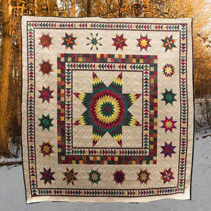 Native American Star Color Quilt Blanket HN260510M