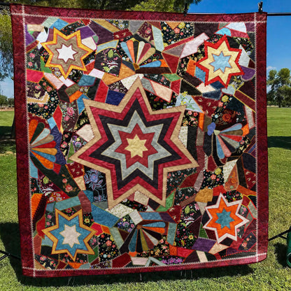 Star Crazy Quilt Blanket TL270603Y