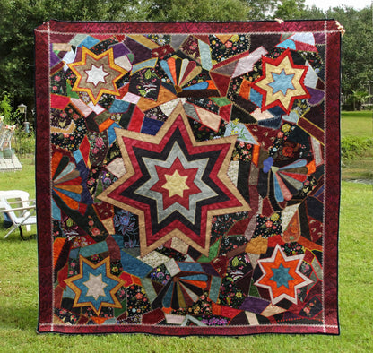 Star Crazy Quilt Blanket TL270603Y