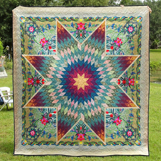 Star Medallion Flower CLM020734 Art Quilt