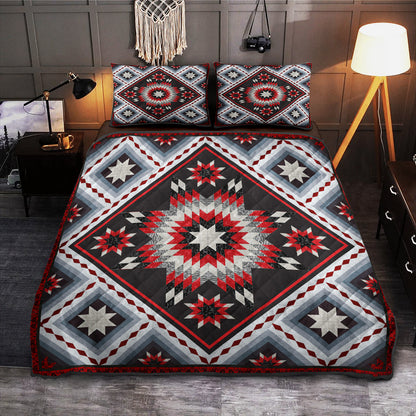 Star Native American Inspired Quilt Bedding Set HN230508M