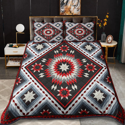 Star Native American Inspired Quilt Bedding Set HN230508M