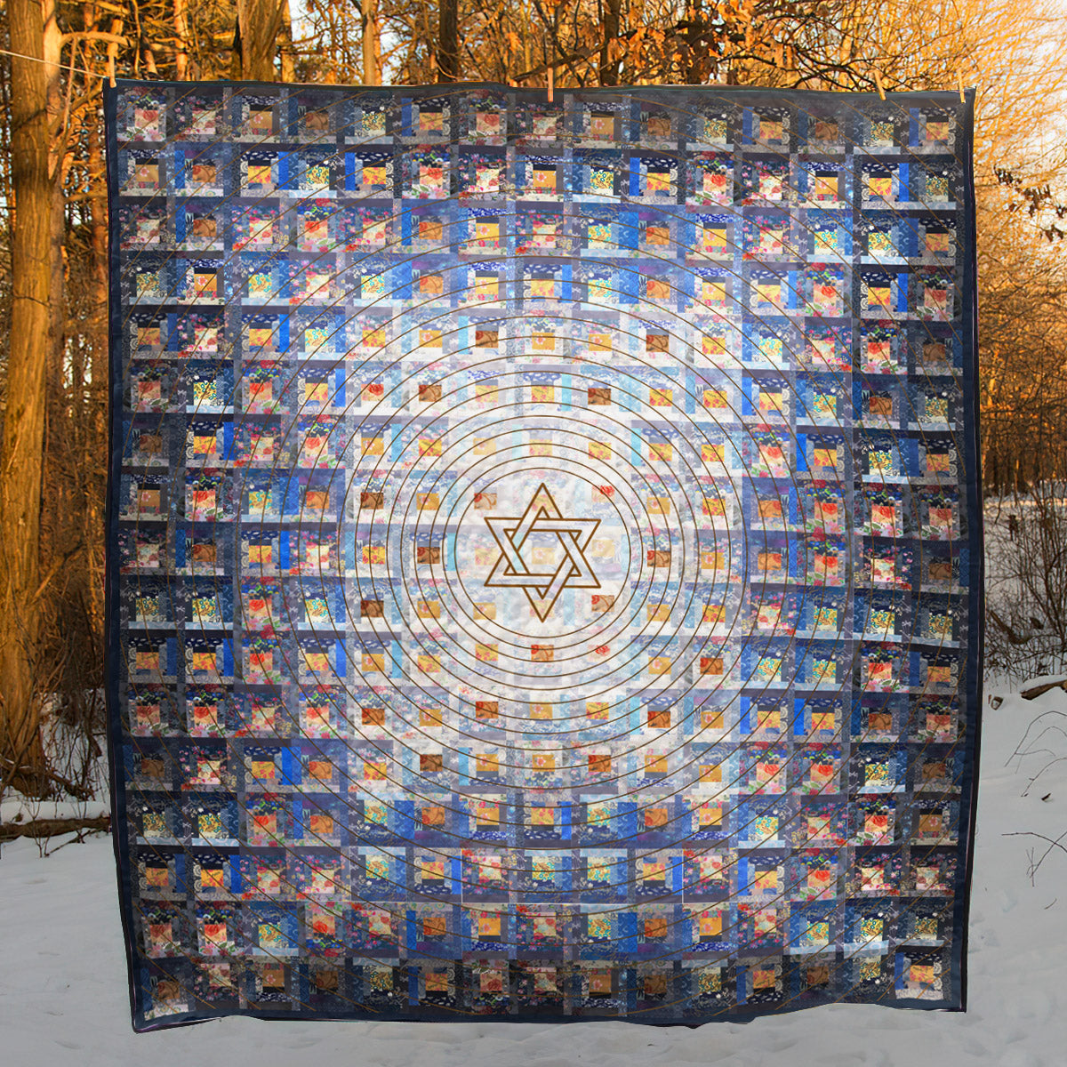 Star Of David CLM2211527 Quilt Blanket