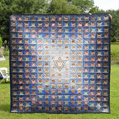 Star Of David CLM2211527 Quilt Blanket