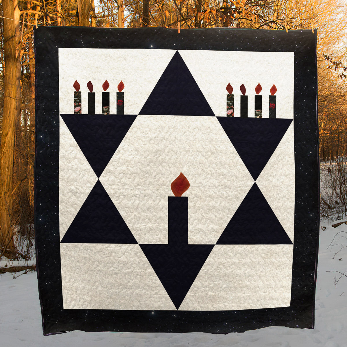 Star Of David CLM250649 Quilt Blanket