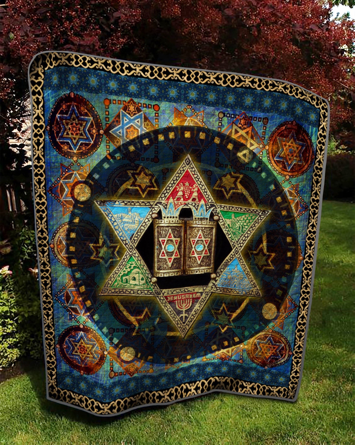 Star Of David TD21110474 Quilt Blanket