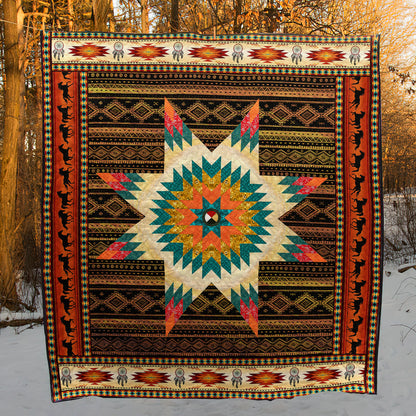 Native American Star Quilt Blanket TN070401D