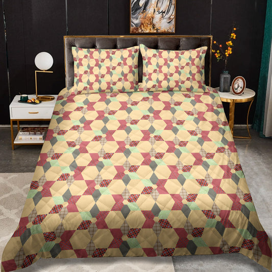 Star Patchwork CLA0411462B Quilt Bedding Set