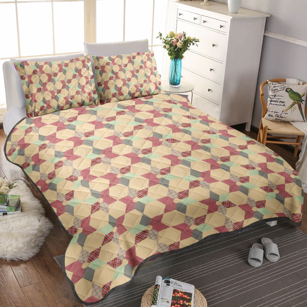 Star Patchwork CLA0411462B Quilt Bedding Set