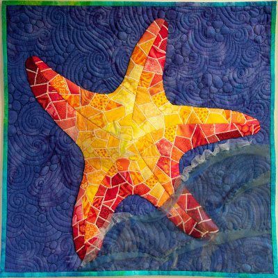 Starfish CLA0711695Q Quilt Blanket