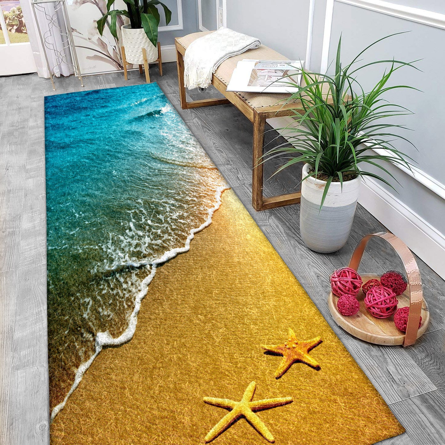 Starfish Beach CLA3009119RU Runner Rug