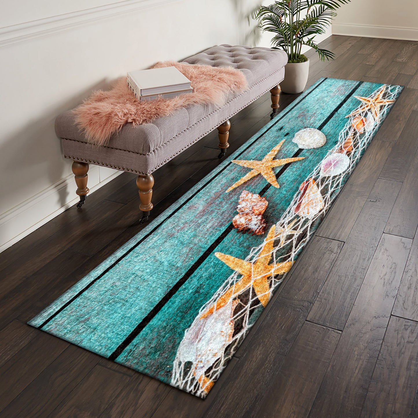 Starfish Shell CLH0410171RU Runner Rug