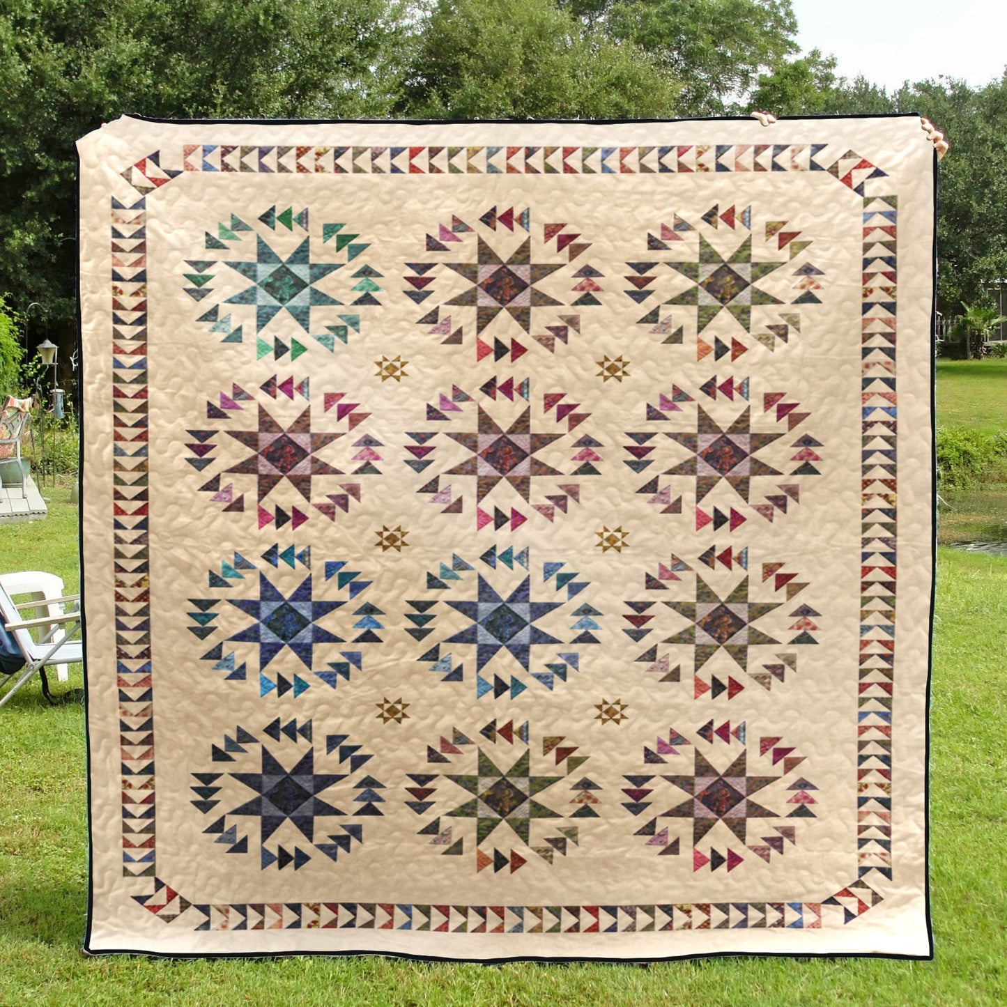 Stars CLA1710541Q Quilt Blanket