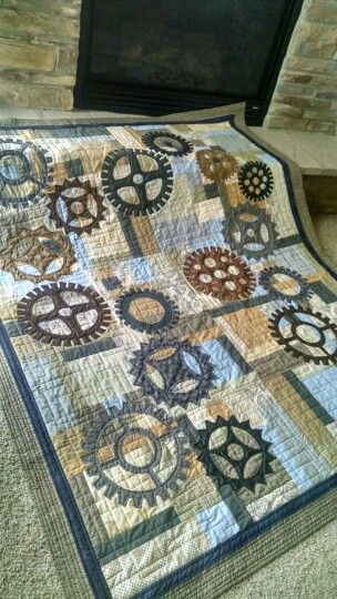Steampunk CLM190665 Quilt Blanket