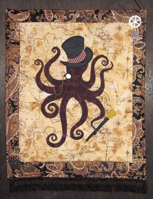 Steampunk Octopus CLM210635 Quilt Blanket